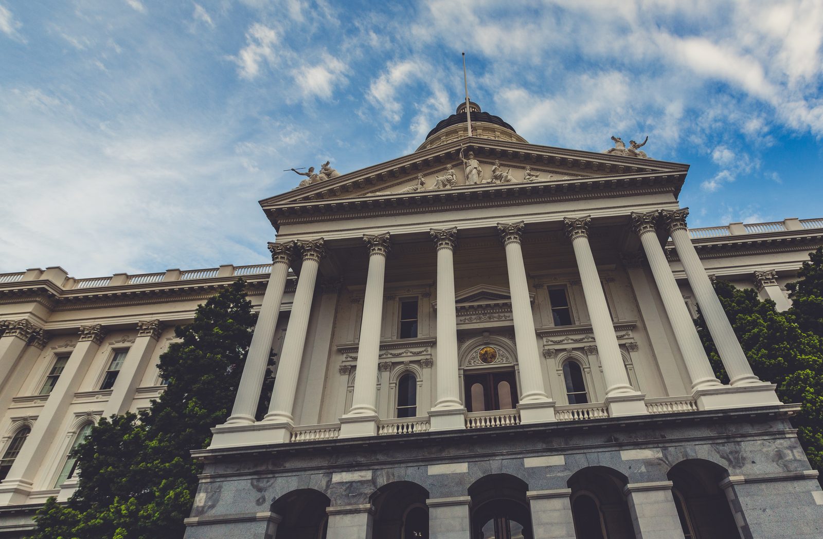 The California State Capitol building in Sacramento, where SB 9, SB 10, and their follow-on housing bills were passed